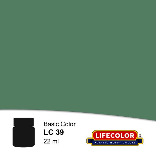 Lifecolor Matt Artillery Green Acrylic Paint 22 ml (NLC39)