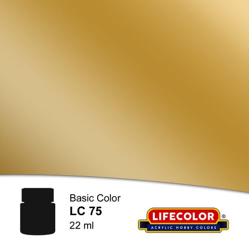 Lifecolor Gloss Gold Acrylic Paint 22 ml (NLC75)