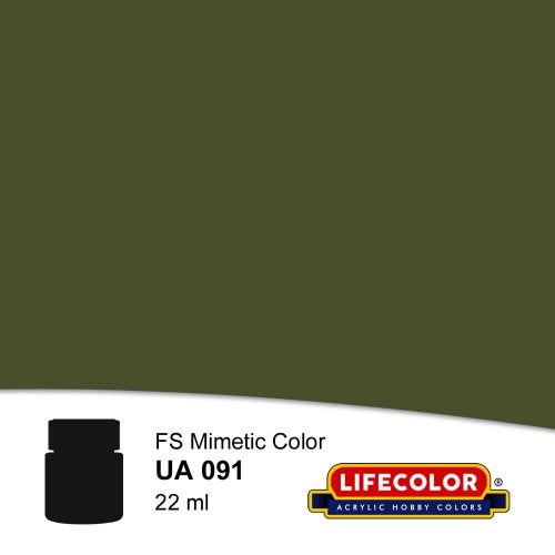 Lifecolor Dark Green Acrylic Paint 22 ml (NUA091)