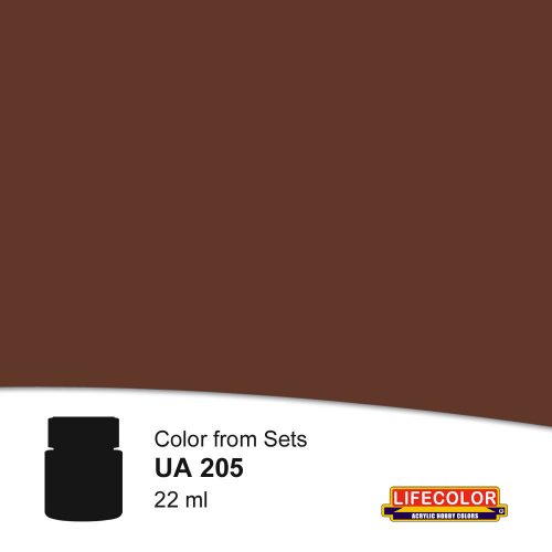 Lifecolor Rotbraun Schokoladen Braun Acrylic Paint 22 ml (NUA205)