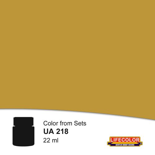 Lifecolor Giallo Sabbia Scuro Acrylic Paint 22 ml (NUA218)