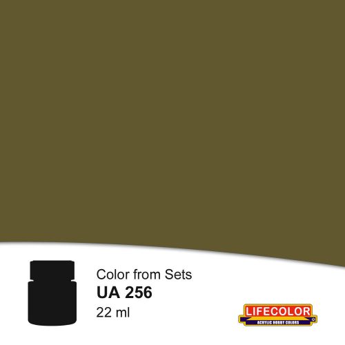 Lifecolor Olive Drab Ground Colour Acrylic Paint 22 ml (NUA256)