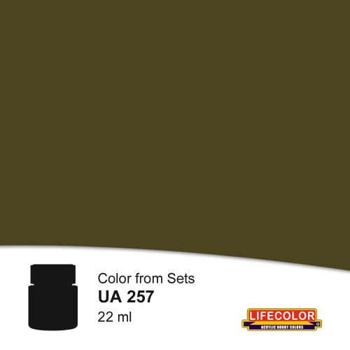 Lifecolor Olive Drab Deep Shade Acrylic Paint 22 ml (NUA257)