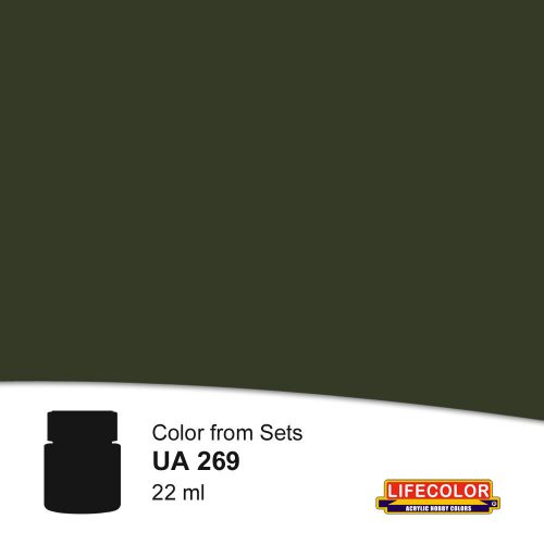 Lifecolor Dark Olive Pfi Acrylic Paint 22 ml (NUA269)