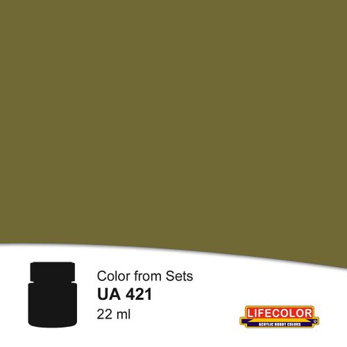 Lifecolor Olive Drab M1943 Acrylic Paint 22 ml (NUA421)