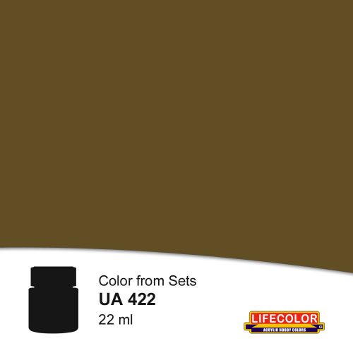 Lifecolor Wool Olive Drab M1943 Acrylic Paint 22 ml (NUA4Acrylic Paint 22)