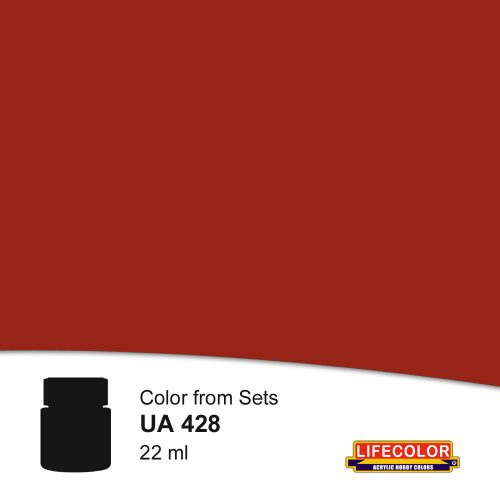 Lifecolor Russet Brown Acrylic Paint 22 ml (NUA428)