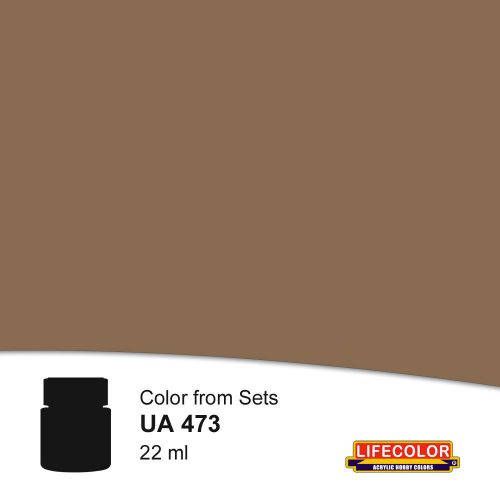 Lifecolor Dark Brown Acrylic Paint 22 ml (NUA473)