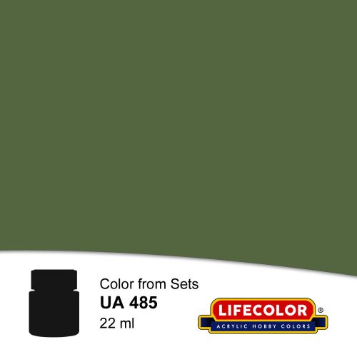 Lifecolor Erdl Medium Green Acrylic Paint 22 ml (NUA485)