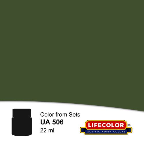 Lifecolor Olivgrun Acrylic Paint 22 ml (NUA506)