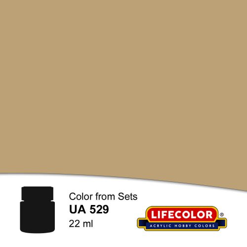 Lifecolor Nocciola Chiaro 4 Var. Acrylic Paint 22 ml (NUA529)