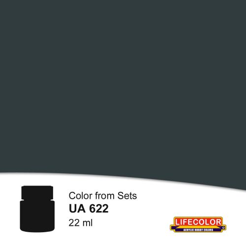 Lifecolor Dark Gray 5D Acrylic Paint 22 ml (NUA6Acrylic Paint 22)