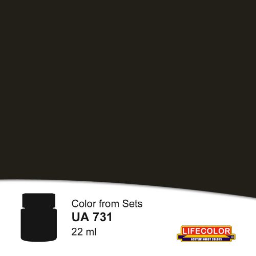 Lifecolor Dirty Black Acrylic Paint 22 ml (NUA731)