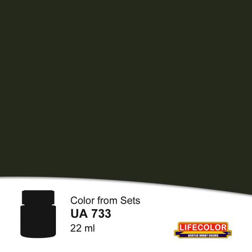 Lifecolor Tyre Black Acrylic Paint 22 ml (NUA733)