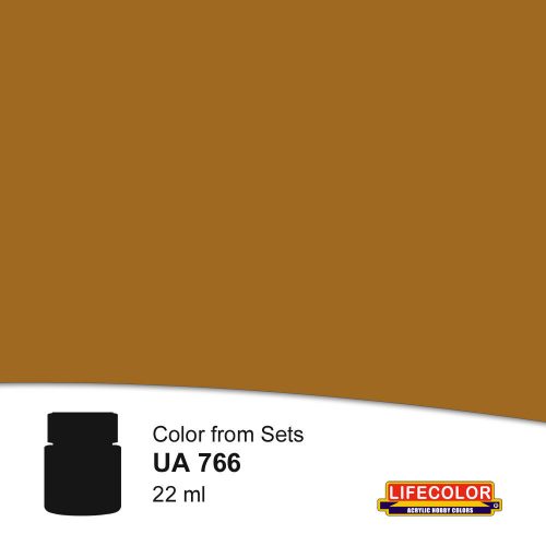 Lifecolor Leather Yellow-Ochre Tone Acrylic Paint 22 ml (NUA766)