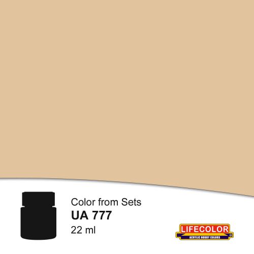 Lifecolor Rough Light Brown Acrylic Paint 22 ml (NUA777)