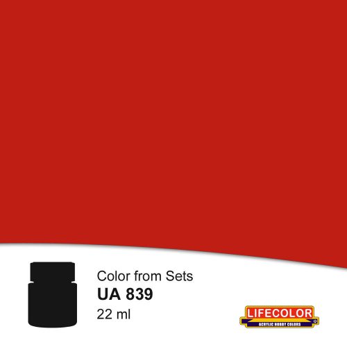 Lifecolor Rosso Fuoco Acrylic Paint 22 ml (NUA839)