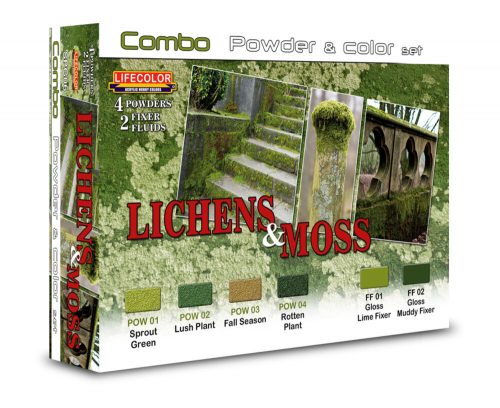 Lifecolor Lichens & Moss Weathering Set 6 x 22 ml (SPG06)