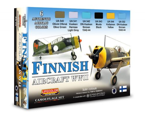 Lifecolor Finnish Aircraft WWII 6 x 22 ml (XS09)