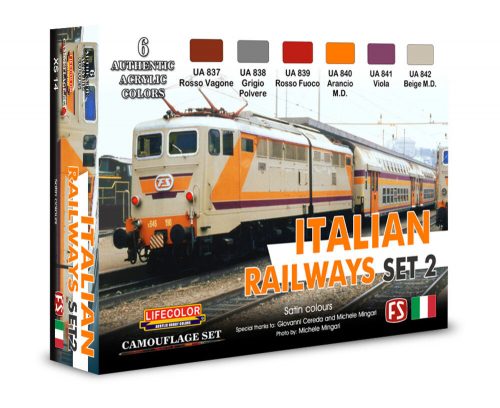 Lifecolor Italian Railways Set # 2 6 x 22 ml (XS14)