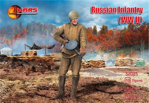 Mars WWII Russian infantry 1:32 (MS32025)