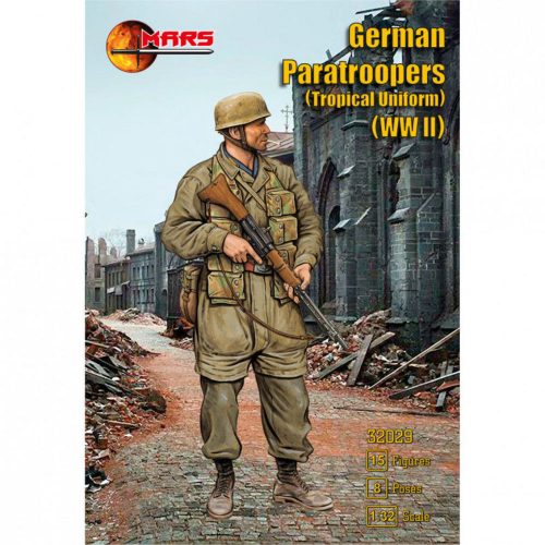 Mars WWII German Paratroopers (Tropical Uniform) 1:32 (MS32029)