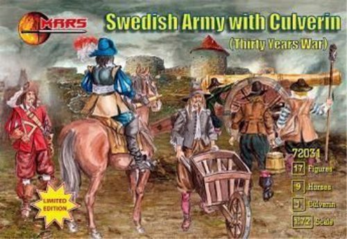 Mars Swedish Army with culverin, 30 years war 1:72 (MS72031)