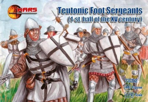 Mars Teutonic foot sergeants, 1st half of XV 1:72 (MS72052)