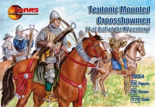 Mars Teutonic mounted crossbowmen, 1st h/XV 1:72 (MS72054)