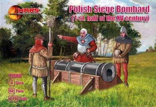 Mars Polish siege bombard,1st half XV century 1:72 (MS72062)