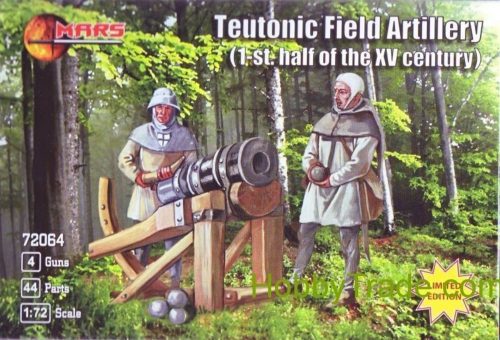 Mars Teutonic field artillery,1st half XV cen 1:72 (MS72064)