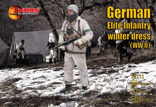 Mars WWII German elite infantry,winter dress 1:72 (MS72111)