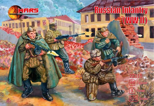 Mars WWII Russian infantry 1:72 (MS72115)