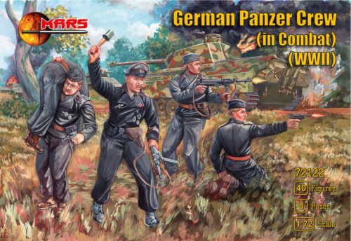 Mars German Panzer Crew (in Combat) WWII 1:72 (MS72122)