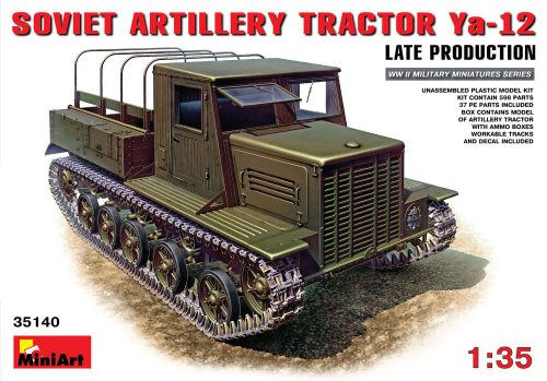 Miniart Ya-12 Late Prod. Soviet Artillery Tractor 1:35 (35140)