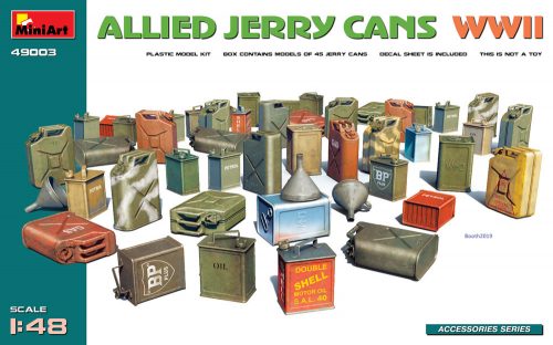 Miniart Allied Jerry Cans WW2 1:48 49003