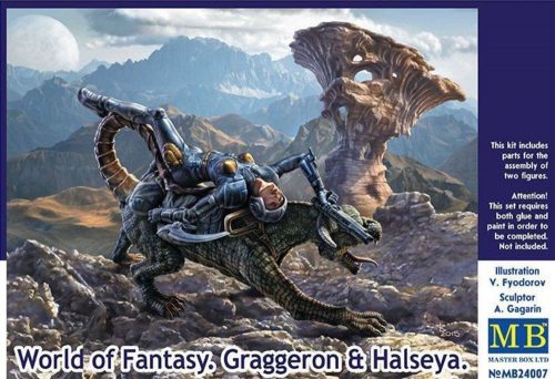 Master Box World of Fantasy.Graggeron & Halseya 1:24 (MB24007)