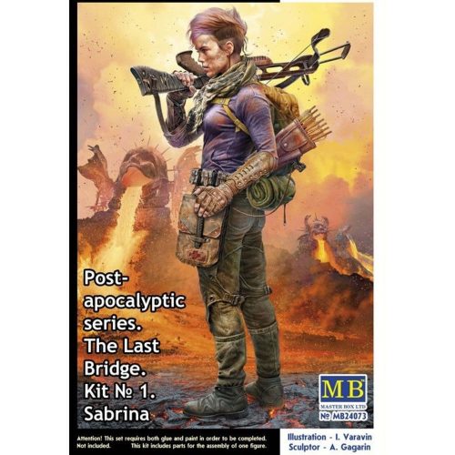 Master Box Post-Apocalyptic series. The last bridge. Kit No.1. Sabrina 1:24 (MB24073)