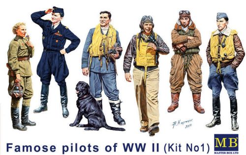 Master Box Famous WWII pilots set 1:32 (MB3201)