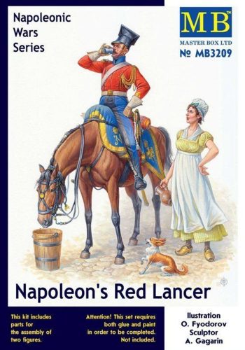 Master Box Napoleon's Red Lancer, Napoleonic Wars S Serie 1:32 (MB3209)