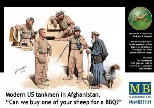 Master Box Modern U.S. tankmen in Afghanistan 1:35 (MB35131)