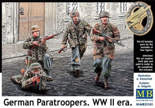 Master Box German Paratroopers, WWII era 1:35 (MB35145)