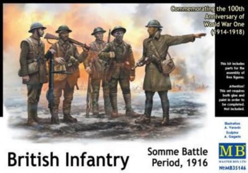 Master Box British infantry, Somme battle, 1916 1:35 (MB35146)