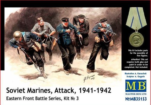 Master Box Soviet marinas Attack 1941-42 Easter Fro 1:35 (MB35153)