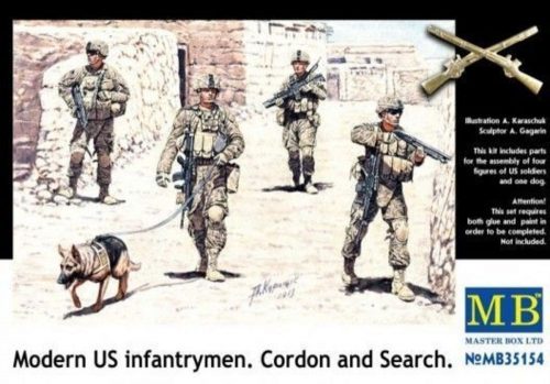 Master Box Modern U.S.infantrymen. Cordon and Searc 1:35 (MB35154)