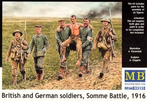 Master Box British and German soldiers,Somme Battle 1:35 (MB35158)