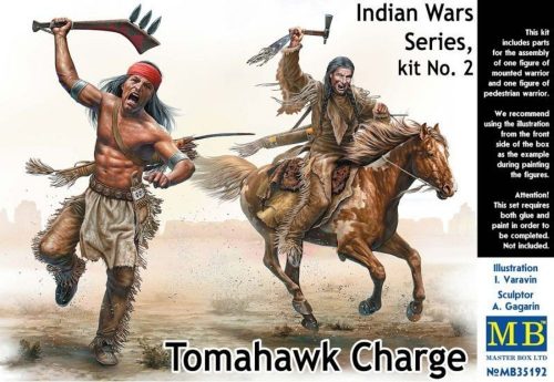 Master Box Tomahawk Charge.Indian Wars Series, kit No.2 1:35 (MB35192)