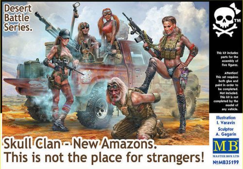 Master Box Desert Battle Series. Skull Clan - New Amazons 1:35 (MB35199)