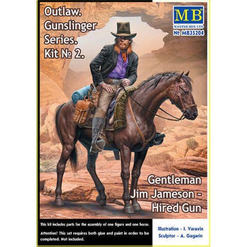 Master Box Outlow. Gunslinger series. Kit No.2. Gentleman Jim Jameson - Hired Gun 1:35 (MB35204)