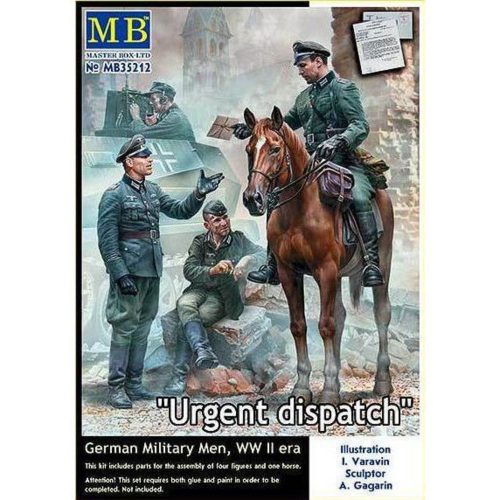 Master Box Urgent Dispatch. German Military Men, WWII era 1:35 (MB35212)